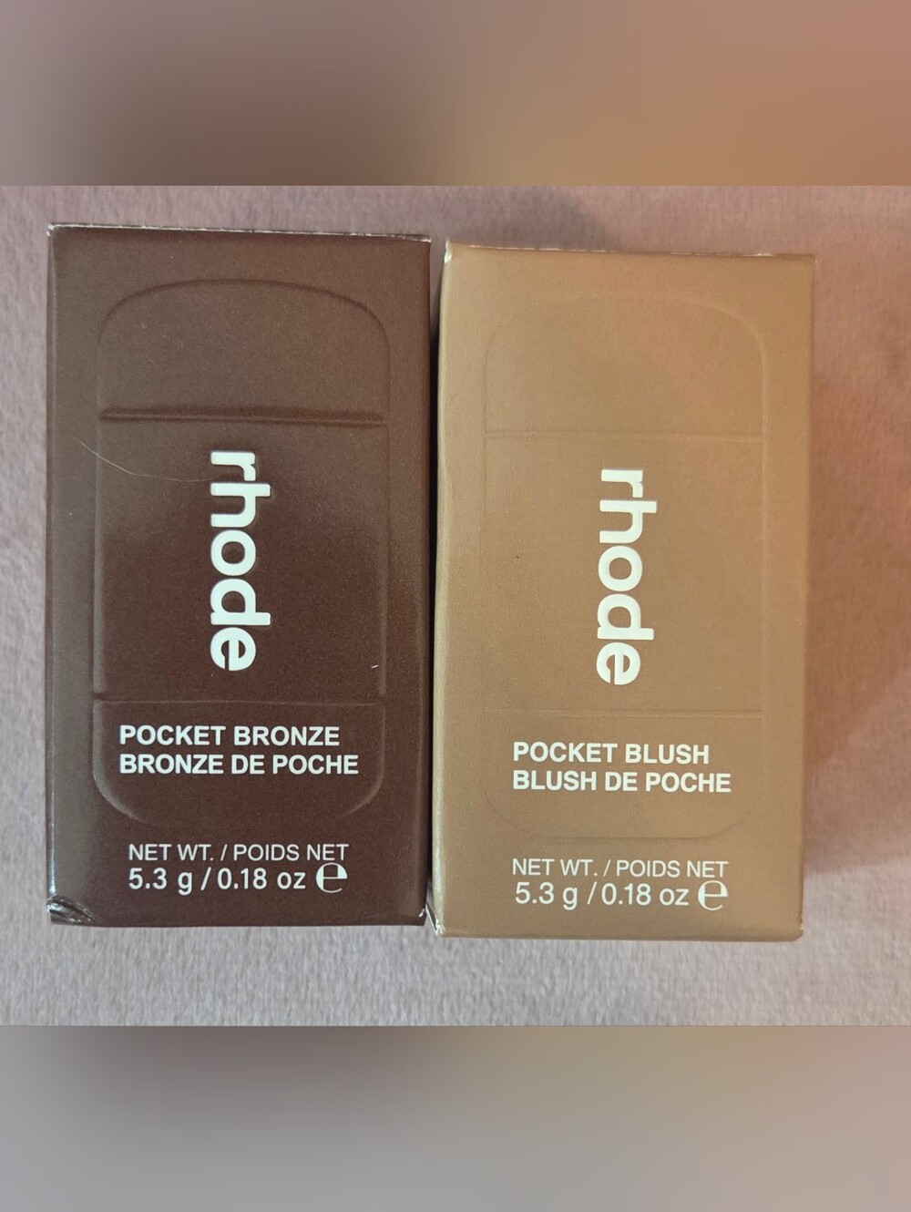 Rhode Pocket Blush & Pocket Bronze Duo - Blush & Bronze